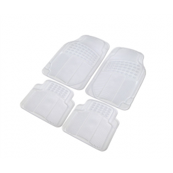 שטיח גומי לרכב סט שטיחים גומי דגם אוניברסלי מפואר לרכב - שקופים | LUX 