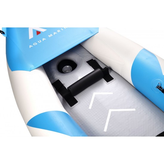 קיאק זוגי מתנפח אקווה מרינה 412/80 ס"מ קיאק ספורט זוגי רצפת סאפ DWF כפולה כיסוי פוליאסטר דגם סטים ST-412 תוצרת Aqua Marina