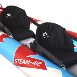 קיאק זוגי מתנפח אקווה מרינה 412/80 ס"מ קיאק ספורט זוגי רצפת סאפ DWF כפולה כיסוי פוליאסטר דגם סטים ST-412 תוצרת Aqua Marina