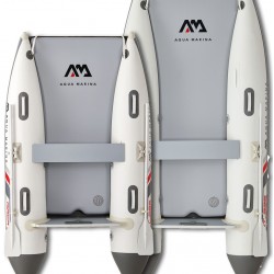 סירת קטמרן עם סיפון פתוח רצפת אוויר קשיחה 335/160 ס"מ דגם איירקרפט BT-AC335 תוצרת אקווה מרינה Aqua Marina – בעלת תקן אירופאי CE