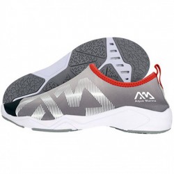  נעליים נושמות נגד החלקה לספורט ימי דגם ריפל יוניסקס מתאים לדייג סאפ חתירה שייט ופעילות גופנית תוצרת Aqua Marina מידה 36-38 אפור