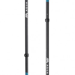 משוט לסאפ מוט קרבון פיברגלס מתכוונן 180-220 ס"מ עשוי 3 חלקים תוצרת אקווה מרינה Aqua Marina