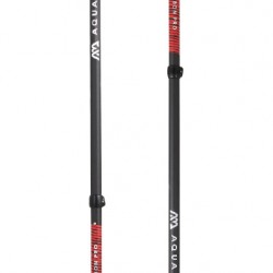 משוט לסאפ מוט קרבון פיברגלס להב 100% קרבון מוט מתכוונן 180-220 ס"מ 3 חלקים דגם B0303015 תוצרת אקווה מרינה Aqua Marina