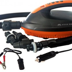 משאבת אוויר חשמלית אוטומטית 12V חזקה במיוחד 16PSi כולל צג דיגיטאלי מתאימה גם לסאפ תוצרת אקווה מרינה Aqua Marina