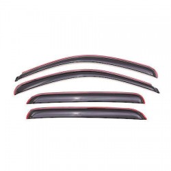 מגן רוח לרכב טסלה דגם 3 תוצרת AUTOCLOVER  דגם שחור מיוחד קוריאה - סט 4 חלקים הדבקה חיצונית