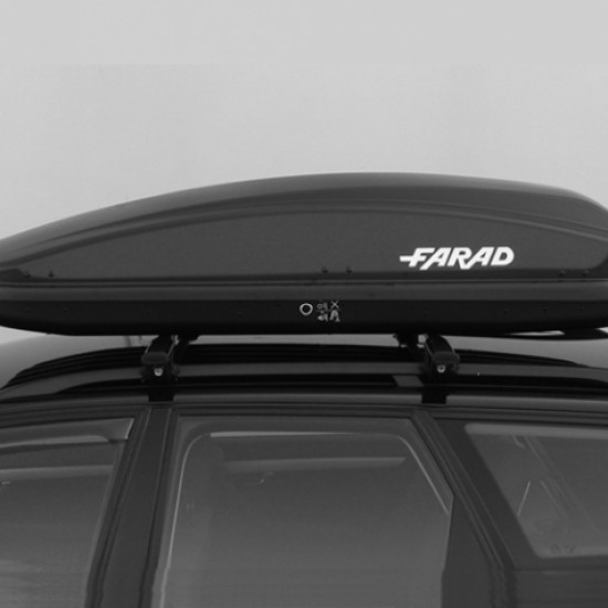 תא חפצים לרכב 430 ליטר דגם קראב CRUB N/18  תוצרת איטליה צבע שחור – של חברת FARAD עם 5 שנות אחריות!