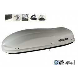 תא חפצים 480 ליטר לרכב דגם מרלין MARLIN N/6 תוצרת איטליה צבע לבן – של חברת FARAD עם 5 שנות אחריות!