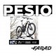 מנשא אופניים לגג הרכב מוטות אלומיניום לגג הרכב מתאים לכל רכב דגם PESIO תוצרת פארד FARAD איטליה