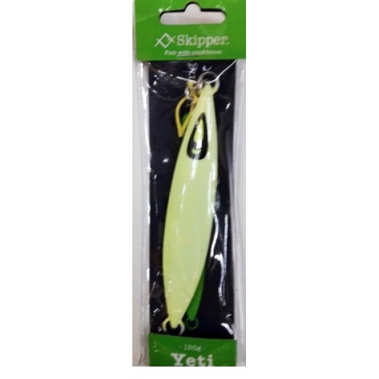 פתיון דמי ג'יג דמוי דג SKIPPER JIG YETI 150G 