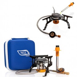 כירת בישול אלפינית מקצועית לשטח כולל תיק  EVA ומקל אש NGL *לא כולל מיכל גז*