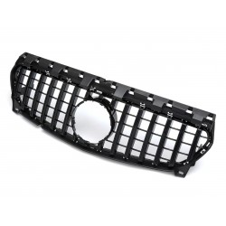 גריל קידמי דקורטיבי לרכב מרצדס W117 CLA מ2015-2019 דגם ג'יטי GT שחור קלאסי