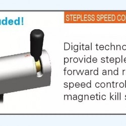 מנוע ימי חשמלי 160 ליברה 24V דגם ונטורה VENTURA  מתאים למים מתוקים ומלוחים ללא מברשות כולל תיבת הילוכים תוצרת השווינג  HASWING