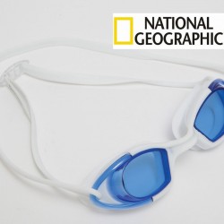 משקפת שחייה סיליקון איכותית בעיצוב מרהיב דגם Z168 כולל תיק רשת ממותג תוצרת נשיונל ג'יאוגרפיק ™National Geographic 
