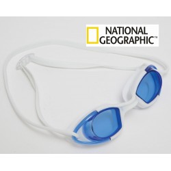 משקפת שחייה סיליקון איכותית בעיצוב מרהיב דגם Z168 כולל תיק רשת ממותג תוצרת נשיונל ג'יאוגרפיק ™National Geographic 