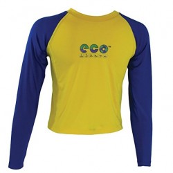 חולצת שחייה גלישה וחתירה ראשגארד RASH GUARD שרוול ארוך ילדים, הגנה גבוהה מקרני UV +50 אידיאלי לספורט ימי ושהייה בשמש נשיונל ג'יאוגרפיק ™National Geographic 