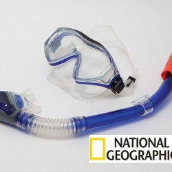 מארז קומבו מקצועי מסדרת Explorer, מסכה + שנורקל  דגם MARLIN 3 תוצרת נשיונל ג'יאוגרפיק  ™ - National Geographic 