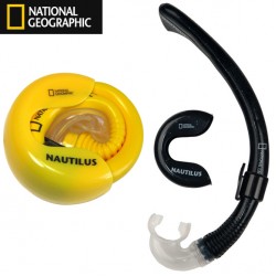 מארז קומבו מסדרת Expedition, דגם MARINER  מסכה + שנורקל מתקפל תוצרת נשיונל ג'יאוגרפיק  ™ - National Geographic 