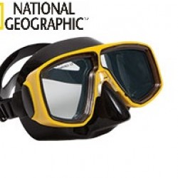 מסכת צלילה מקצועית מסדרת Expedition דגם ריביירה Riviera 21 תוצרת נשיונל ג'יאוגרפיק National Geographic™  מידת חצאית רגילה 