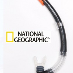 שנורקל מקצועי מסדרת Explorer , פומית סיליקון דגם סוורדפיש SWORDFISH תוצרת נשיונל ג'יאוגרפיק ™National Geographic – צבע שחור