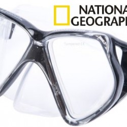 מסכת צלילה מסדרת Experience דגם סוורדפישSwordfish 6   תוצרת נשיונל ג'יאוגרפיק National Geographic™-צבע שחור