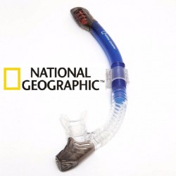 שנורקל מקצועי מסדרת Explorer , פומית סיליקון 100% יבש דגם ויוה DRY VIVA תוצרת נשיונל ג'יאוגרפיק ™National Geographic  