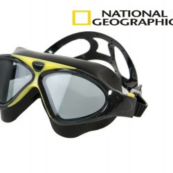 מסכה / משקפת שחייה מסיליקון עם עדשות אנטי ערפל דגם Z-9 כולל תיק רשת ממותג תוצרת נשיונל ג'יאוגרפיק ™National Geographic 