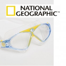 מסכה / משקפת שחייה מסיליקון לילדים עם עדשות אנטי ערפל דגם Z-6 כולל תיק רשת ממותג תוצרת נשיונל ג'יאוגרפיק ™National Geographic
