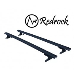 גגון לרכב סוזוקי ג'ימני 2019> גגון מקשר מקורי מוט אלומיניום רחב שחור תושבות מקוריות לרכב RedRock