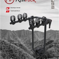 מנשא אופניים 3 זוגות אופניים לוו גרירה מנשא אופניים תלוי עומד פלדה דגם TBC0023 רדרוק REDROCK