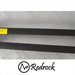 גגון לרכב מיצובישי ASX 2014-2018  גגון מקשר מקורי קו אפס למוטות אורך מוט אלומיניום רחב שחור תושבות מקוריות לרכב RedRock