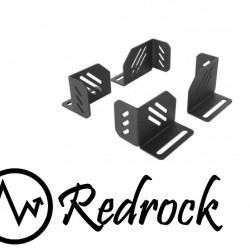 סט תושבות מתכווננות לעיגון קופסאות וציוד על גג הרכב מתאים לגגון עריסה תוצרת רדרוק  סט 4 פינות עיגון אבטחה דגם RedRock  סט תושבות מתכווננות לעיגון קופסאות וציוד על גג הרכב מתאים לגגון עריסה תוצרת רדרוק  סט 4 פינות עיגון אבטחה דגם RedRock
