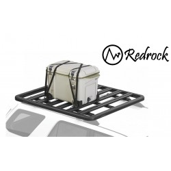 סט תושבות מתכווננות לעיגון קופסאות וציוד על גג הרכב מתאים לגגון עריסה תוצרת רדרוק  סט 4 פינות עיגון אבטחה דגם RedRock 