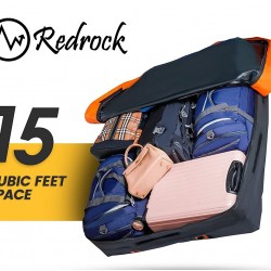 תיק גגון לרכב מידה 45*85*115 ס"מ עמיד במים כולל תיק נשיאה תוצרת רדרוק  RedRock