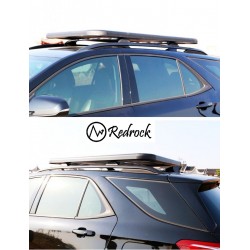 גגון עריסה שטוח לרכב עריסה שטוחה אלומיניום מחוזק דגם אוניברסלי כולל מסגרת צבע שחור מידה 147x100 ס"מ RedRock