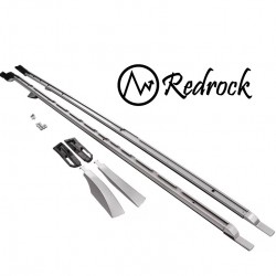 גגון אורך לרכב לנדרובר דיסקברי 3 או 4 דגם מקורי מוטות אלומיניום צמודים 