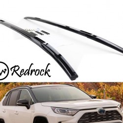 גגון אורך לרכב טיוטה ראב 4 2019> דגם מקורי מוטות אלומיניום צמודים צבע שחור 