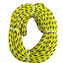 חבל גרירה  צף  16מ"מ אורך 13 מטר מתאים לגרירת אבוב מקצועי ,סקי ועוד