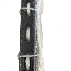 חבל עגינה צף  10 מ"מ אורך 3 מטר חבל ימי איכותי - צבע לבן PRO ROPE