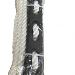 חבל עגינה צף  14 מ"מ אורך 4 מטר חבל ימי איכותי - צבע לבן PRO ROPE