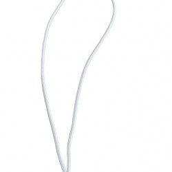 חבל בנג'י כדורי רב תכליתי קוטר 4 מ"מ אורך 26 ס"מ רצועת אבטחה נמתחת לכל מטרה - צבע לבן PRO ROPE  - 10 יחידות 