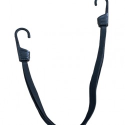 רצועת אבטחה נמתחת כולל 2 קרסים אורך 64 ס"מ  מתאים לאבטחת מטען ברכב אופנוע אופניים קמפינג ועוד - צבע שחור PRO ROPE 