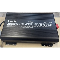 12V-220V  ממיר מתח סינוס טהור  2000 וואט תקן CE דגם לקסיס 12V-220V  ממיר מתח סינוס טהור  2000 וואט תקן CE דגם לקסיס