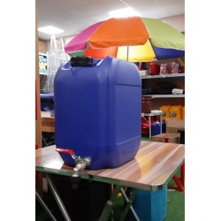 מיכל מים ג'ריקן 30 ליטר פלסטיק קשיח מתאים למי שתיה כולל ברז ברזל כולל נשם וידית נשיאה תוצרת הארץ GREIF   מיכל מים ג'ריקן 30 ליטר פלסטיק קשיח מתאים למי שתיה כולל ברז ברזל כולל נשם וידית נשיאה תוצרת הארץ GREIF