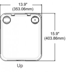 שירותים ניידים כימיים למחנאות קמפינג, קרוואן וכלי שייט בנפח 10 ליטר דגם SFPT1001 תוצרת SEAFLO