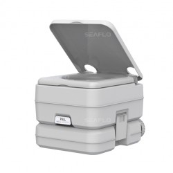 שירותים ניידים כימיים למחנאות קמפינג, קרוואן וכלי שייט בנפח 10 ליטר דגם SFPT1001 תוצרת SEAFLO