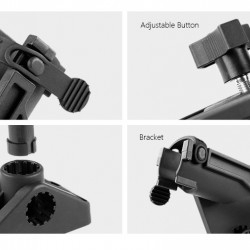  מעמד חכה מתכוונן 360° כולל בסיס יציב מעמד חכה דיג מתאים לחיבור על קיאק קשיח, סירה או כל כלי שייט עם בסיס קשיח SEAFLO