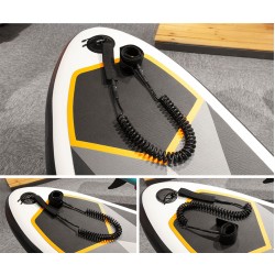  ליש אבטחה לסאפ אורך 234.8 ס"מ מתאים לקיאק סירה או סאפ חיבור לרגל ולסאפ או גלשן דגם SFRL003 תוצרת  SEAFLO