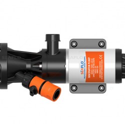 משאבת בור חשמלית 12V משאבת מקרטור לריקון מי ביוב או שירותים 45 ליטר/דקה  מתאים לכלי שייט קרוואן או שירותים דגם MP1120-02 תוצרת SEAFLO