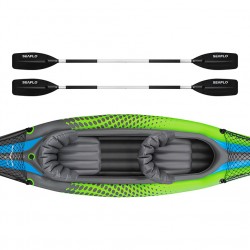 קיאק זוגי מתנפח  347/80 ס"מ כולל מושבים כולל משוטים דגם טנדם SFIK12 תוצרת סיפלו SEAFLO