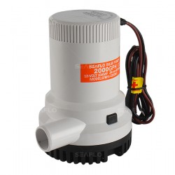 משאבת מים חשמלית בילג' 12V לא אוטומטית  2000 גלון/שעה דגם BP1G2000-01 תוצרת SEAFLO